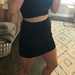 Black Kendall & Kylie high waisted skirt